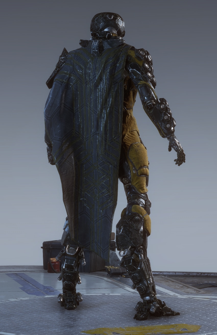 ANTHEM Featured Store - The Apprentice Armor Pack (Storm) - Back