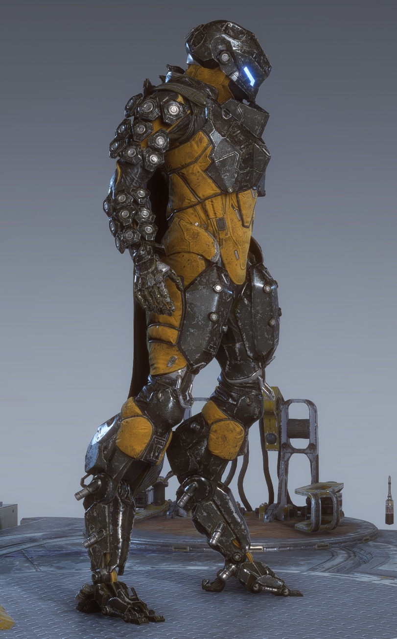 ANTHEM Featured Store - The Apprentice Armor Pack (Storm) - Right