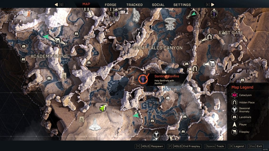 ANTHEM Freeplay Season of Skull Events - Sentinel Bonfire