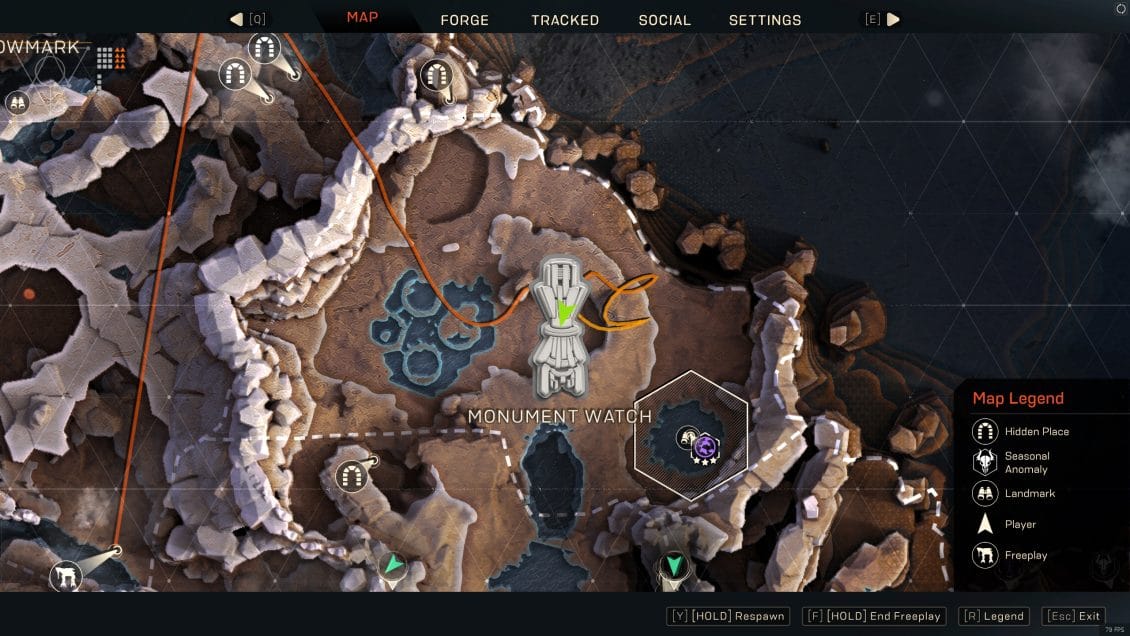 ANTHEM Lost in Darkness Challenge - Find Me Map
