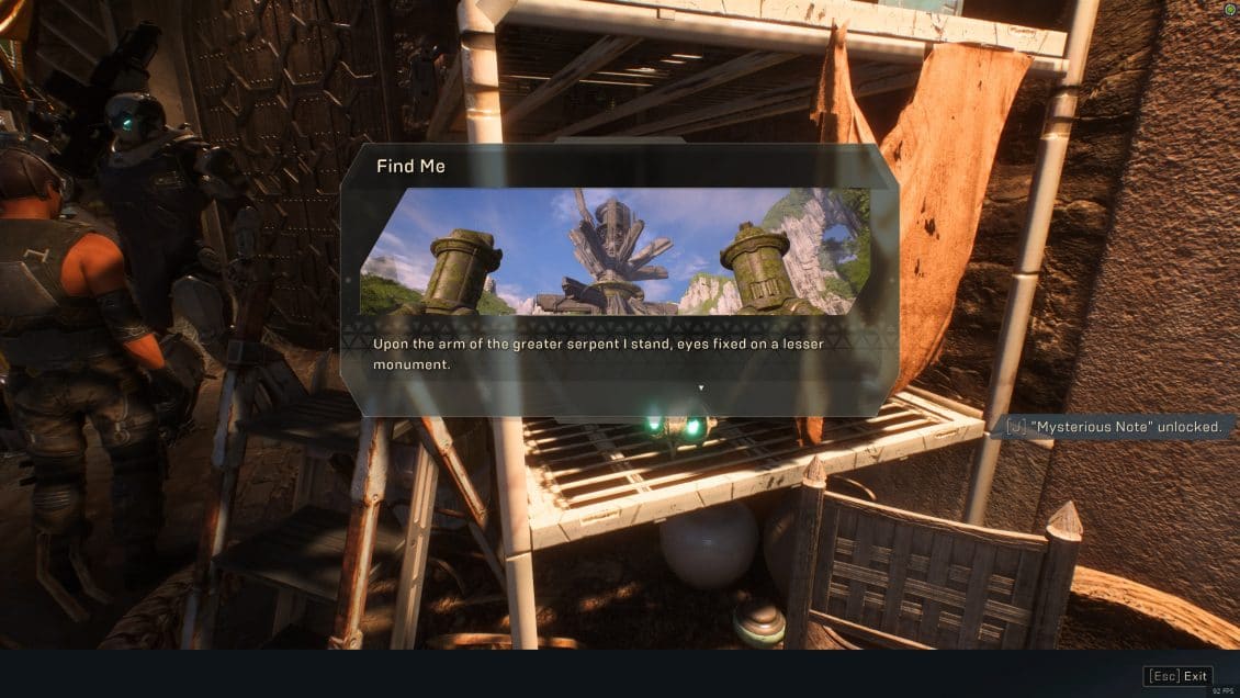 ANTHEM Lost in Darkness Challenge Fort Tarsis Skull Locations - Find Me Lore