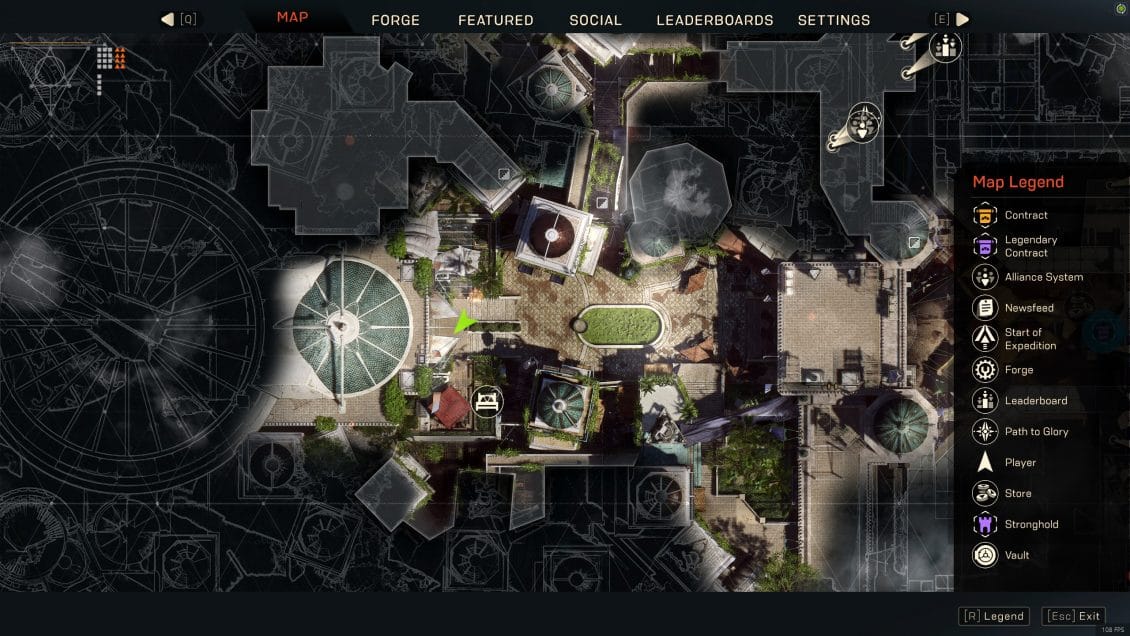 ANTHEM Lost in Darkness Challenge Fort Tarsis Skull Locations - Still Watching Map