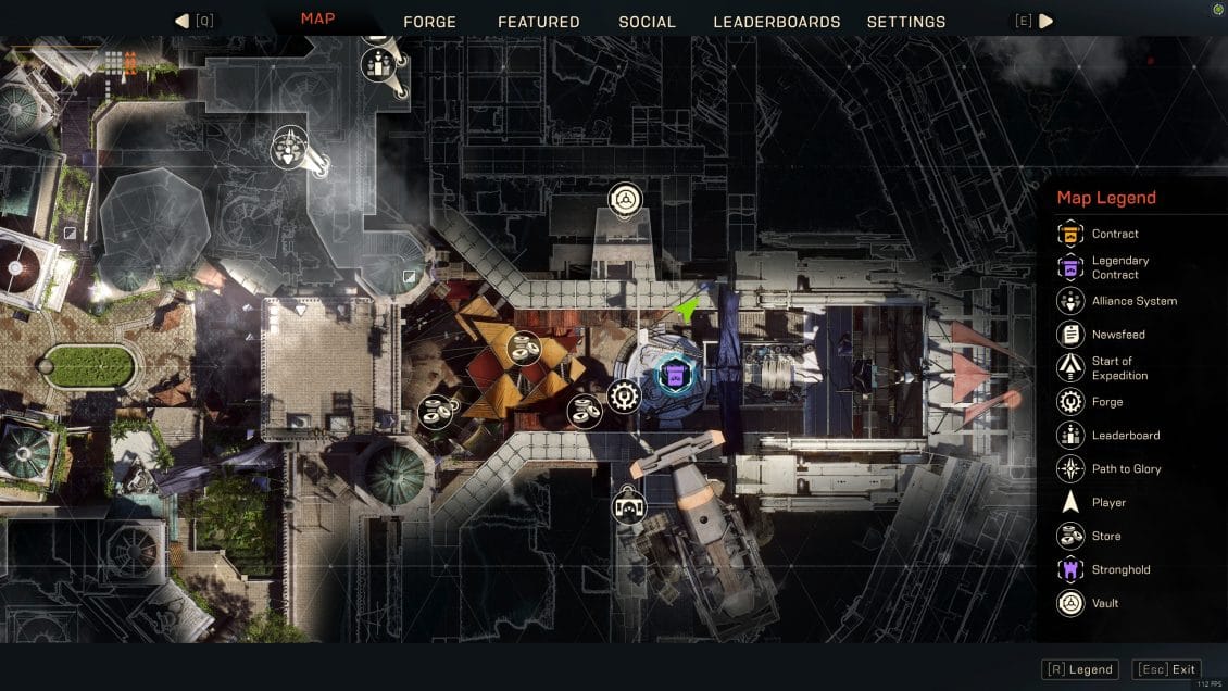 ANTHEM Lost in Darkness Challenge Fort Tarsis Skull Locations - We Wait Map