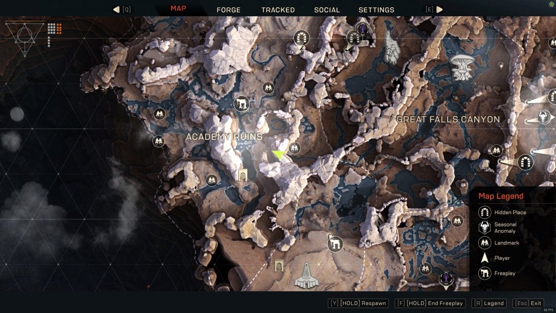ANTHEM Lost in Darkness Challenge - Lost in Darkness Map
