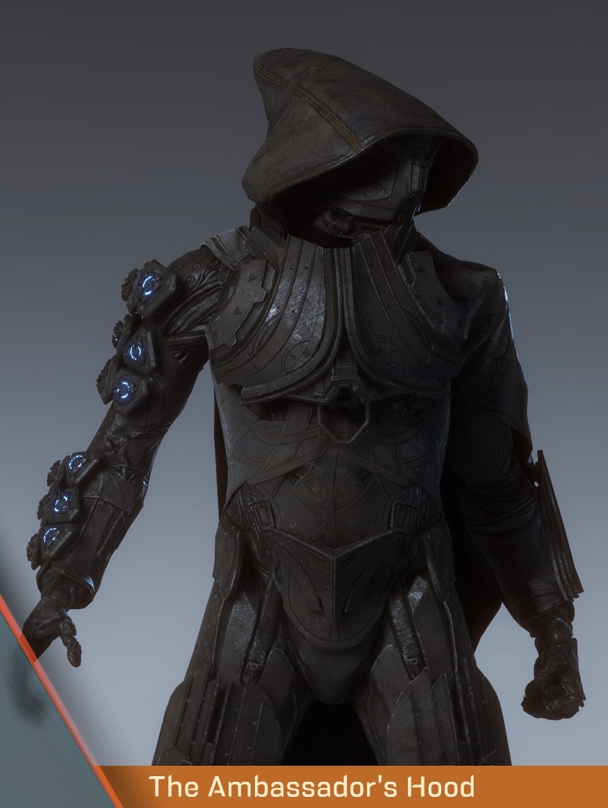 ANTHEM Lost in Darkness Challenge Rewards - The Ambassador's Hood (Storm)