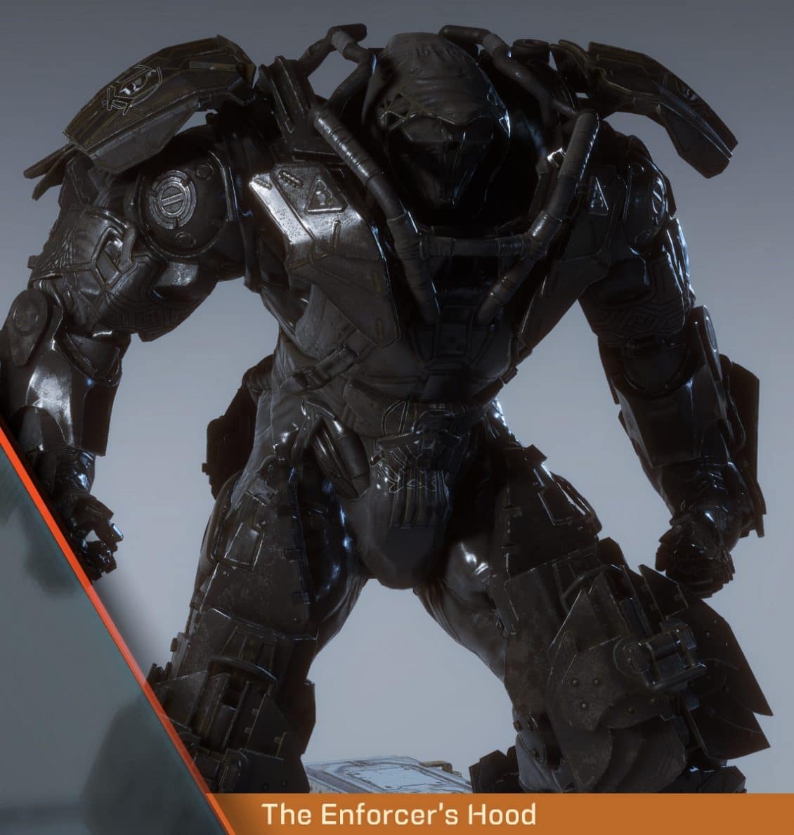 ANTHEM Lost in Darkness Challenge Rewards - The Enforcer's Hood (Colossus)