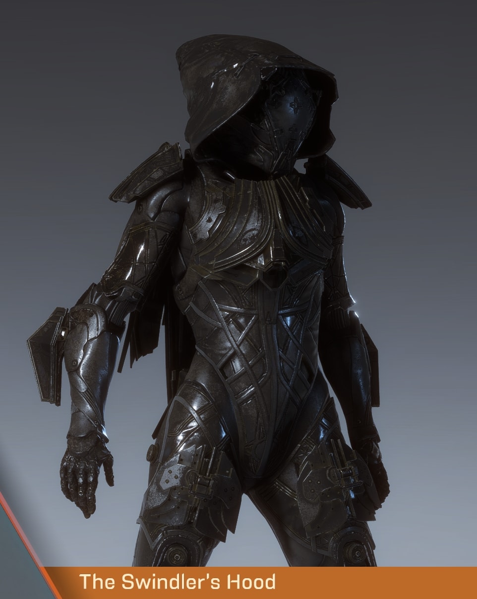 ANTHEM Lost in Darkness Challenge Rewards - The Swindler's Hood (Interceptor)