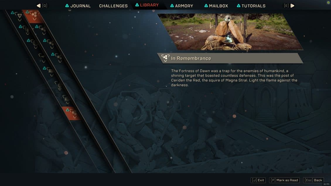ANTHEM Lost in Darkness Challenge - Still Watching Lore
