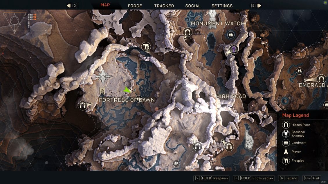 ANTHEM Lost in Darkness Challenge - Still Watching Map