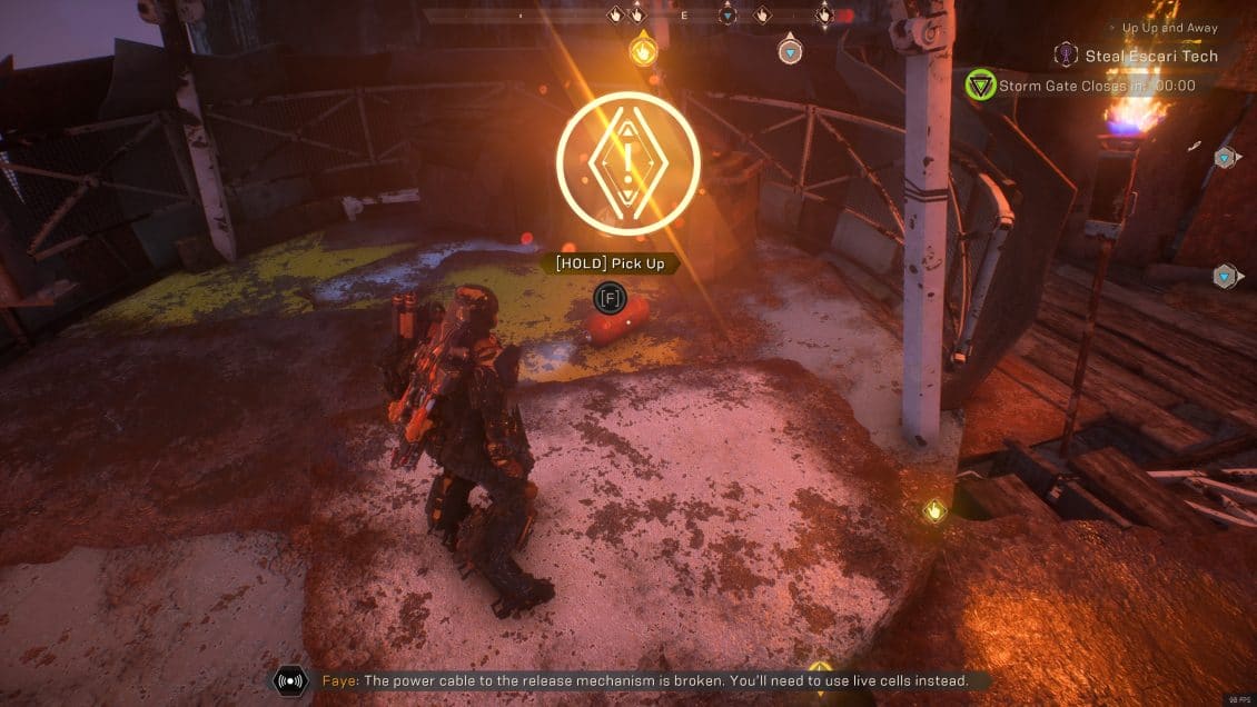 ANTHEM Night Challenge - Anomaly - Up Up and Away Tier 1 Canisters