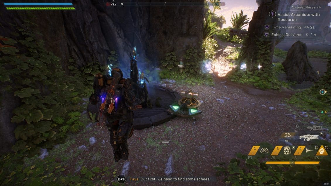ANTHEM Night Challenge - Arcanist Research - Starting the event