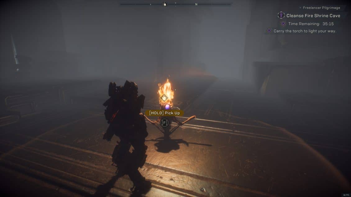 ANTHEM Night Challenge - Freelancer Pilgrimage event - The torch
