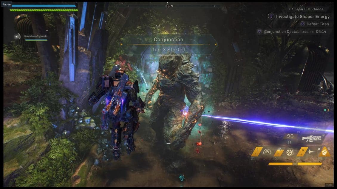 ANTHEM Night Hunter Challenge - Shaper Disturbance - Tier 3