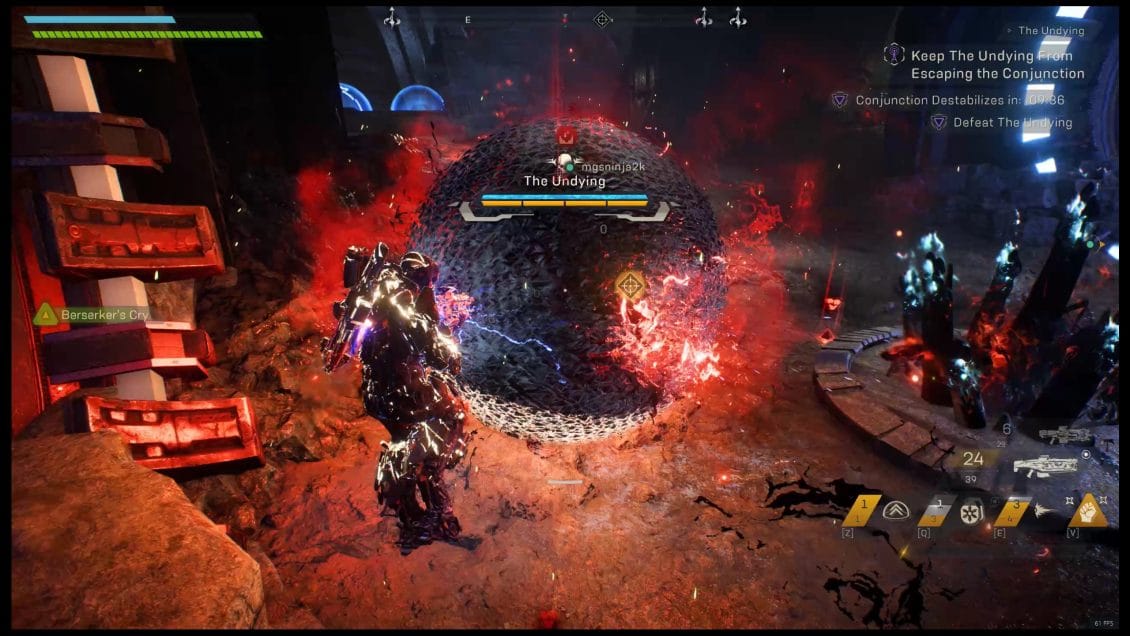 ANTHEM The Undying Boss Encounter The Fury
