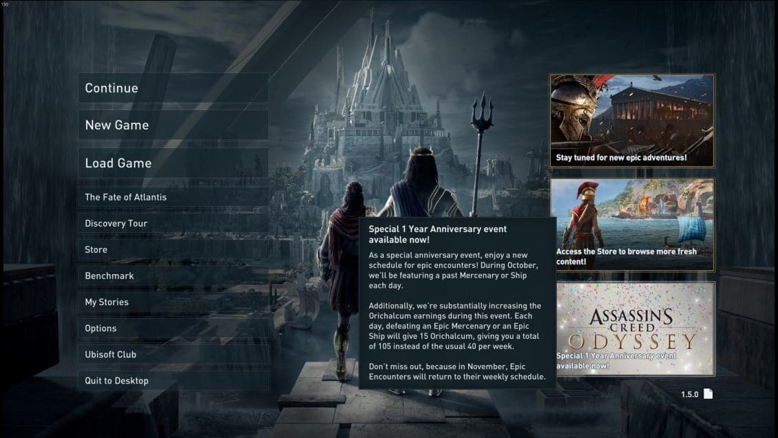 Assassin's Creed 1-year Anniversary Special Event