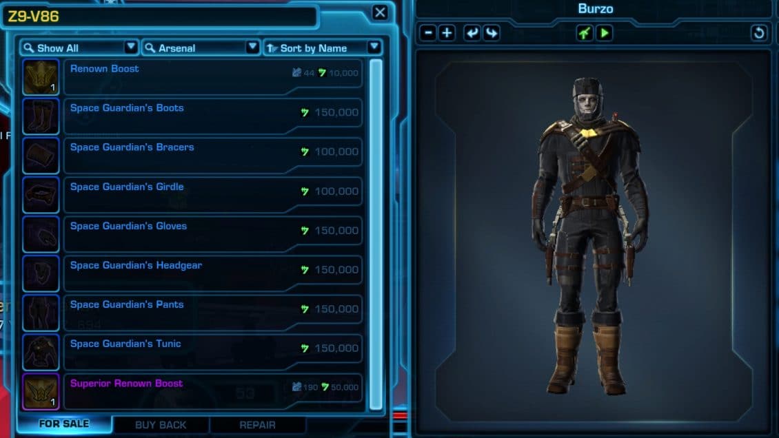 Renown Gear Fleet Vendor