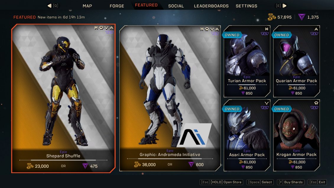 ANTHEM Featured Store Refresh for November 5
