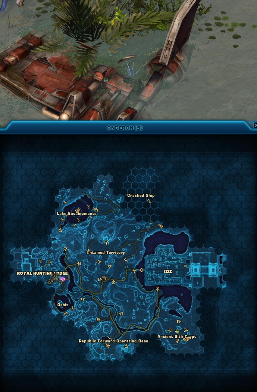 SWTOR Onderonian Botanist Secret Achievement Guide - Leeching Frond Location 1