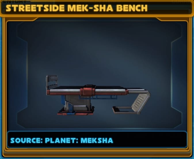 Streetside Mek-Sha Bench