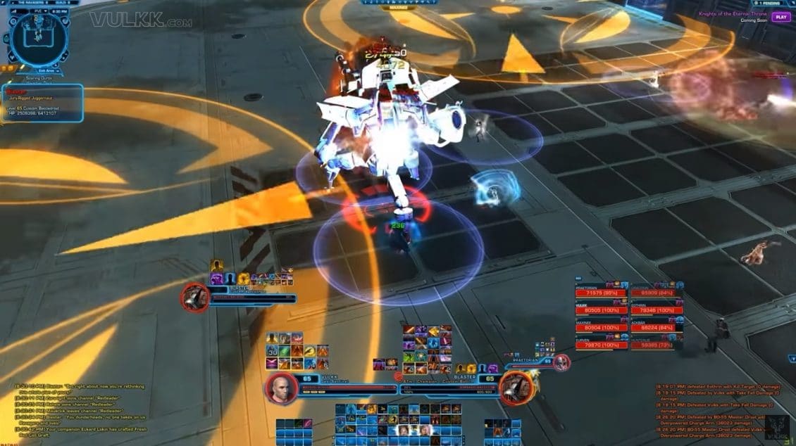 SWTOR Master and Blaster Orange Circles