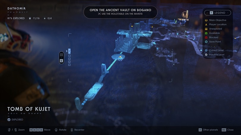 tomb of kujet map