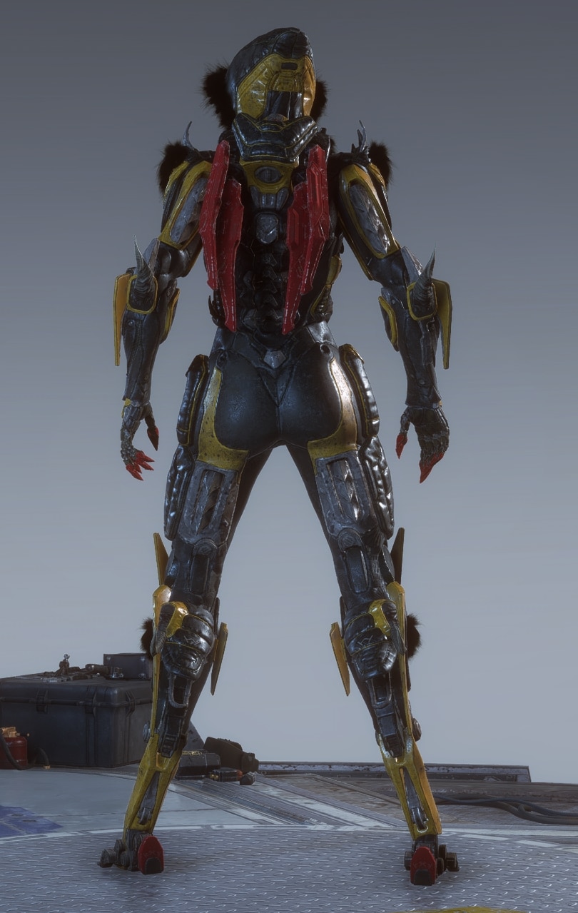 ANTHEM Featured Store - Snowdrift Armor Pack (Interceptor) - Back