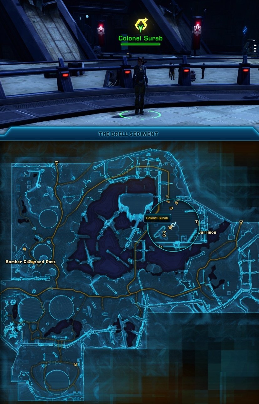 SWTOR Taris Bonus Serries Empire - Starter Mission and NPC