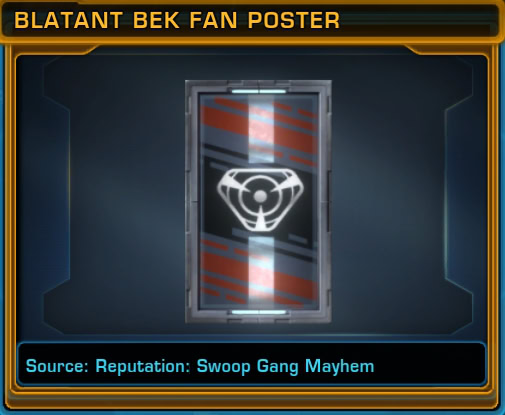 Blatant Bek Fan Poster