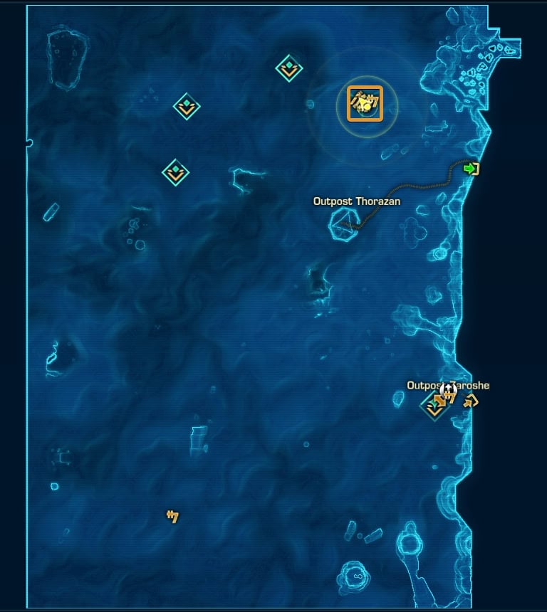Tatooine Track Map Location