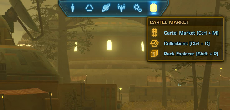 SWTOR Cartel Market Menu 7.7