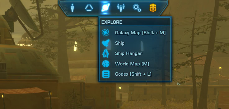 SWTOR Explore Menu 7.7