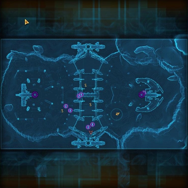 Ancient Hypergate Map Layout