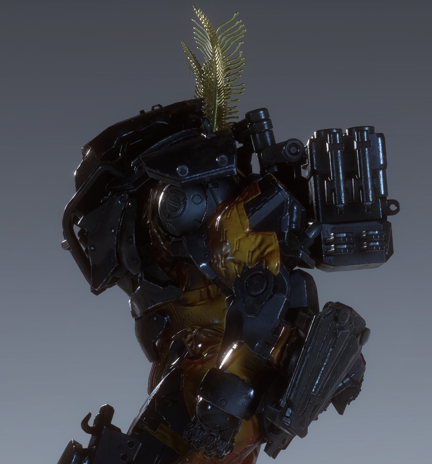 Anthem Colossus Grabbit Ears Helmet - Left