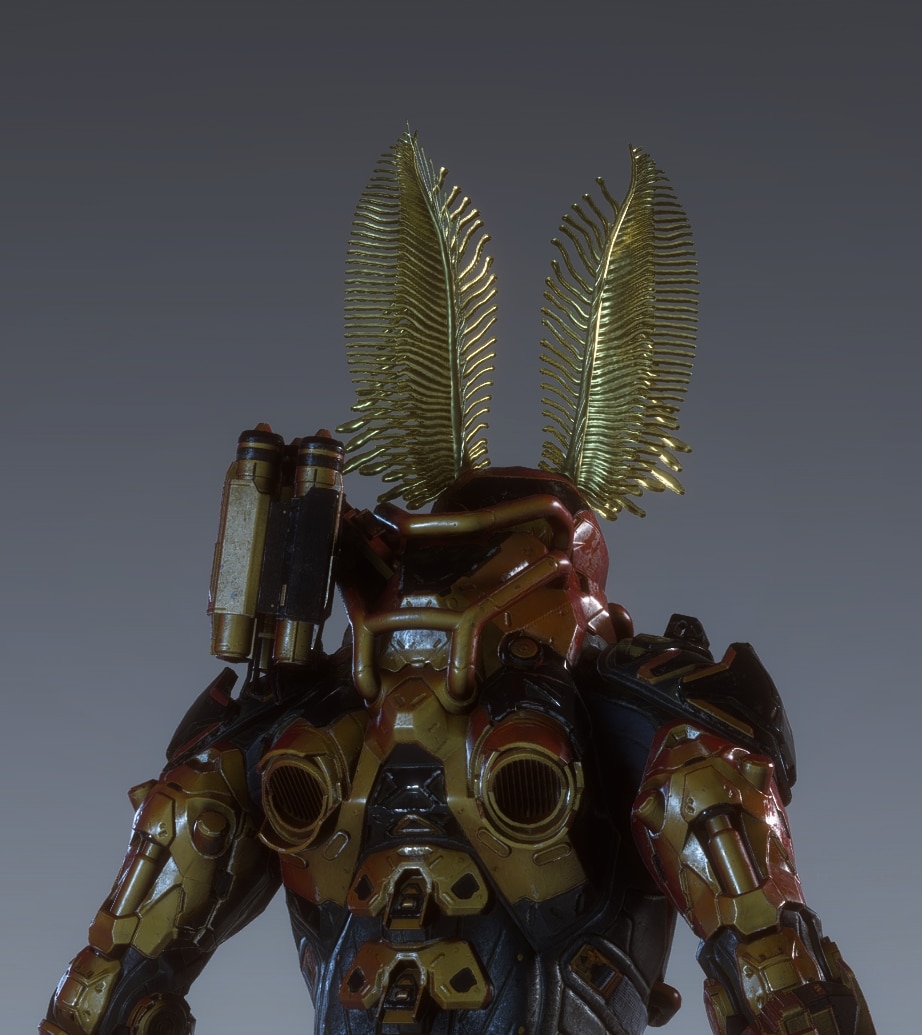 Anthem Ranger Grabbit Ears Helmet - Back