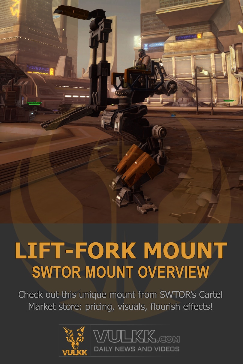 SWTOR Fork-Lift Mount Pin