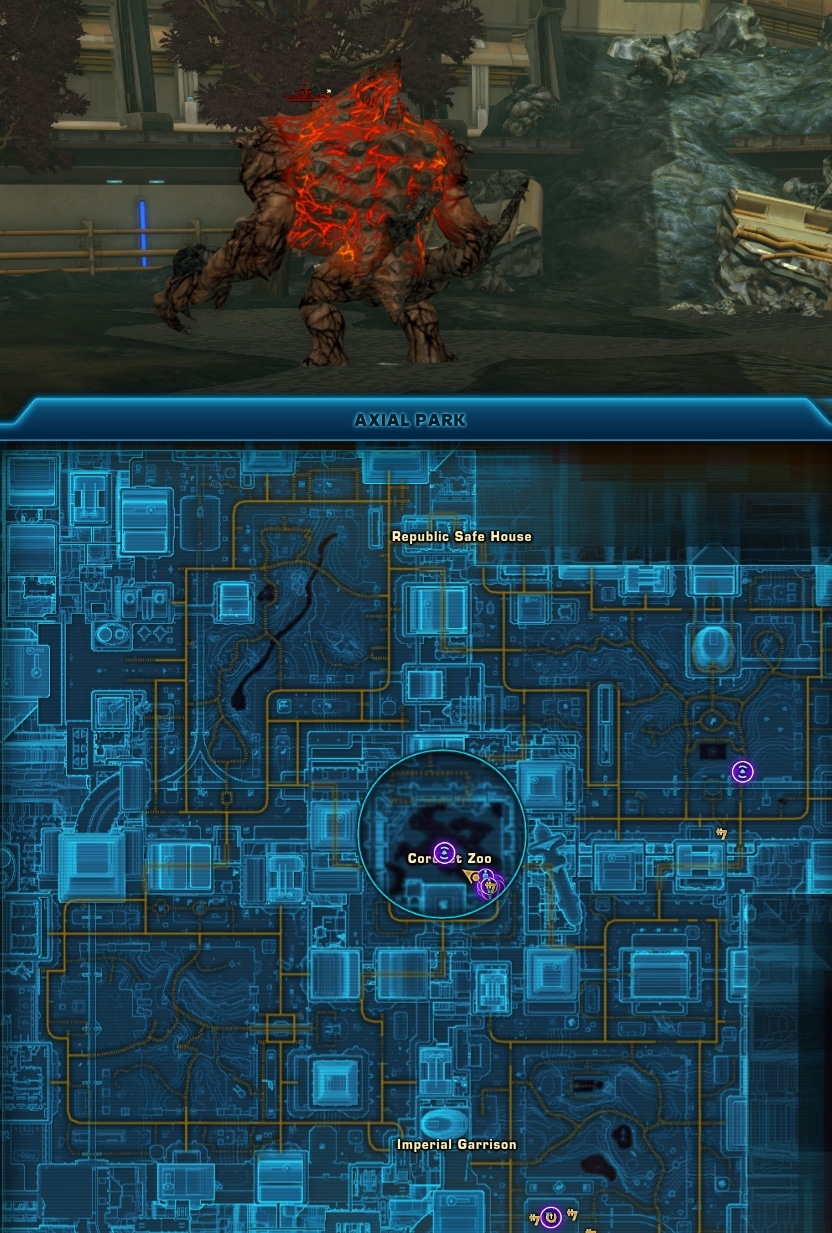 Corellia World Boss Lucky location