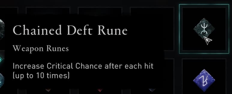 Chained Deft Rune