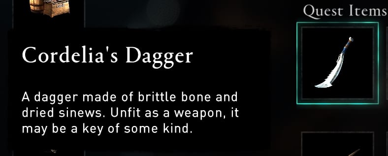 Cordelia's Dagger
