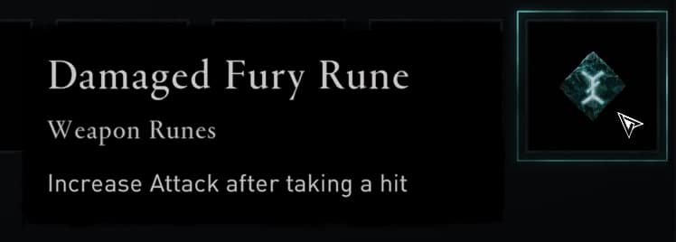 Damageds Fury Rune