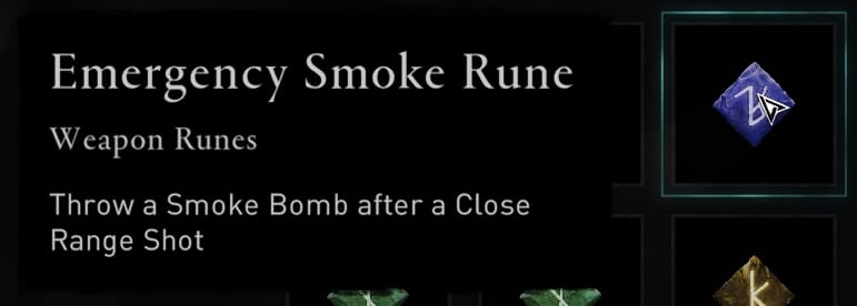 Emergency Smoke Rune