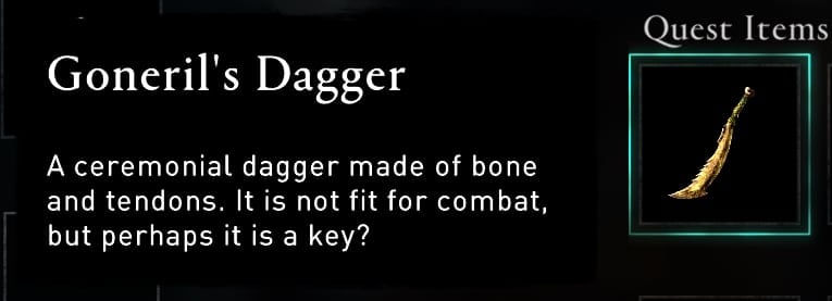 Goneril's Dagger