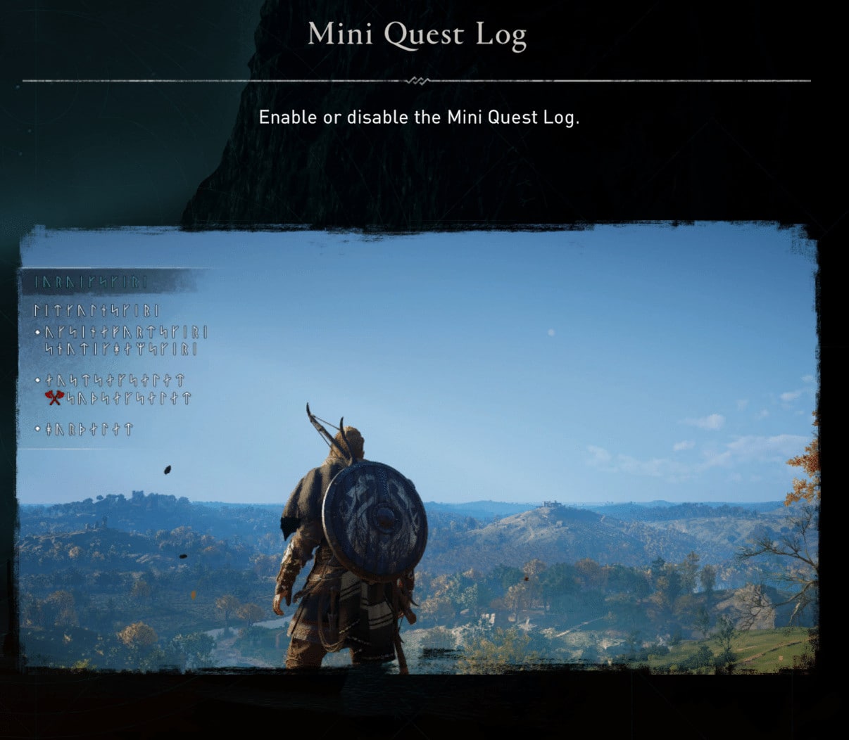assassin's creed valhalla Mini Quest Log