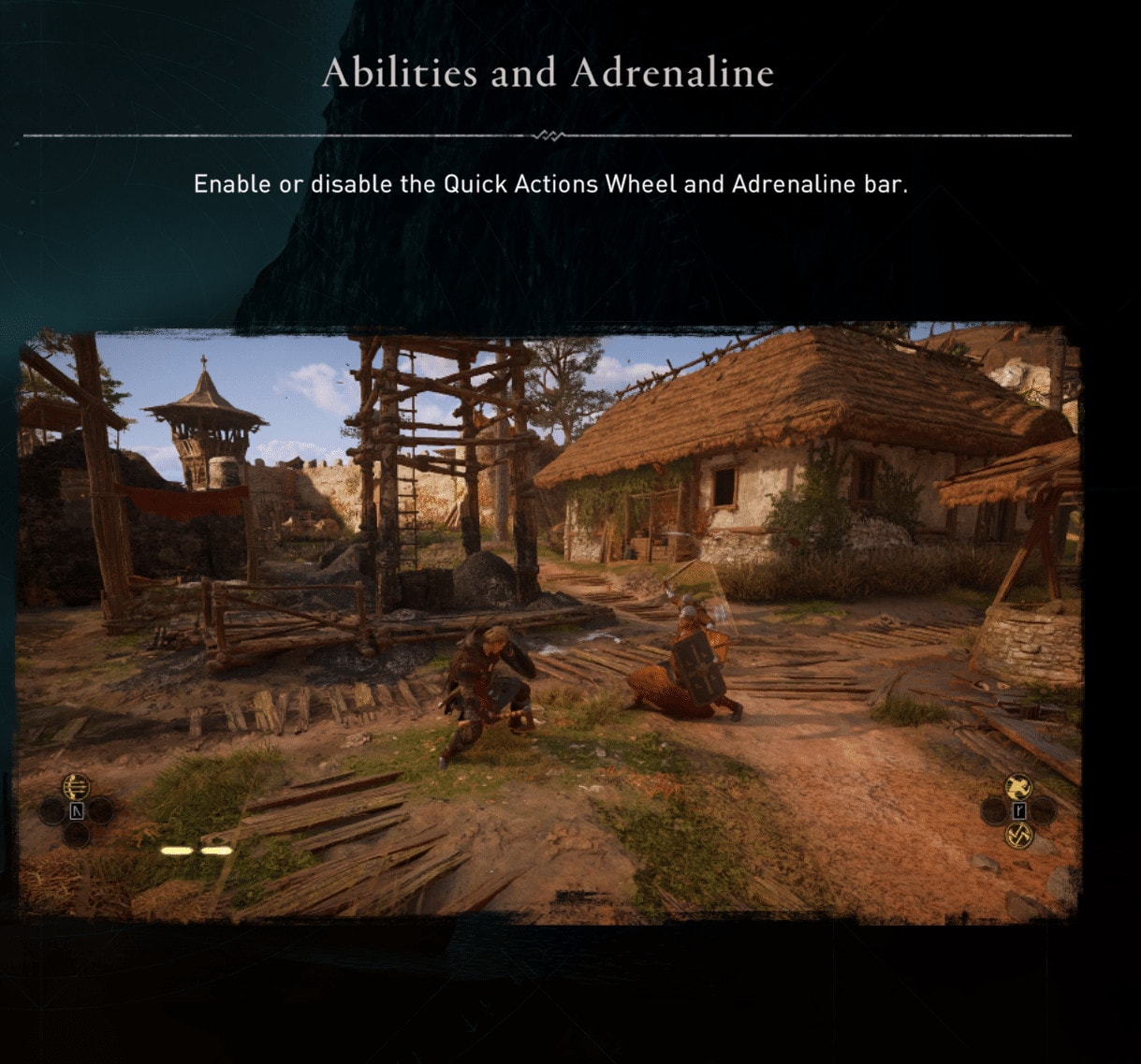 assassin's creed valhalla abilities and adrenaline