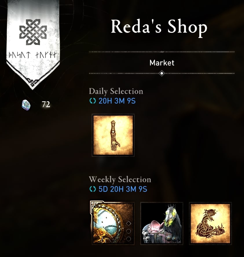 reda's shop valhalla