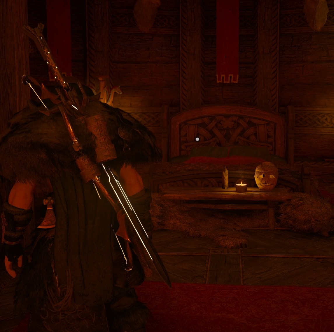 Sleep in your bed to restore HP