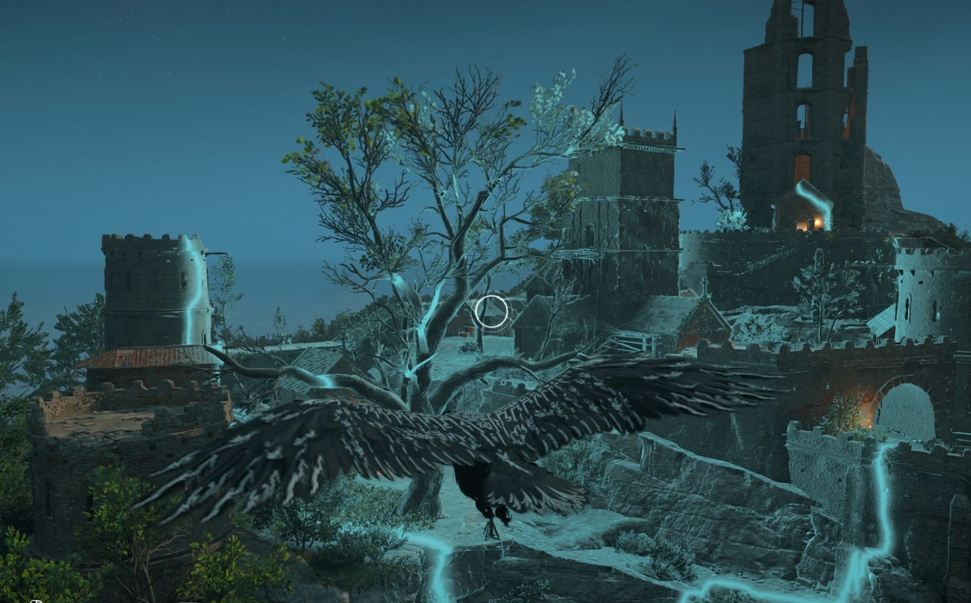 Synen highlights the area in which you need to focus for your current quest