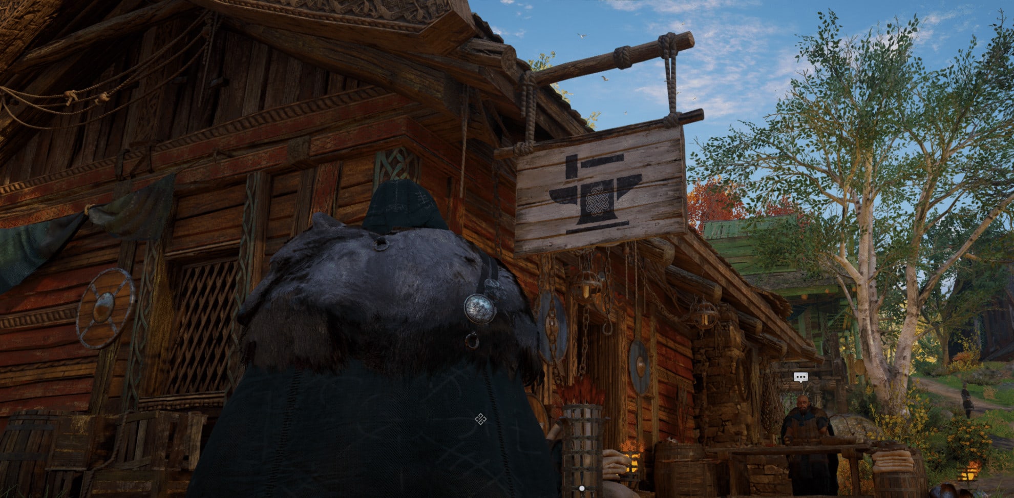 assassin's creed valhalla settlement at Ravensthorpe, the Blacksmith
