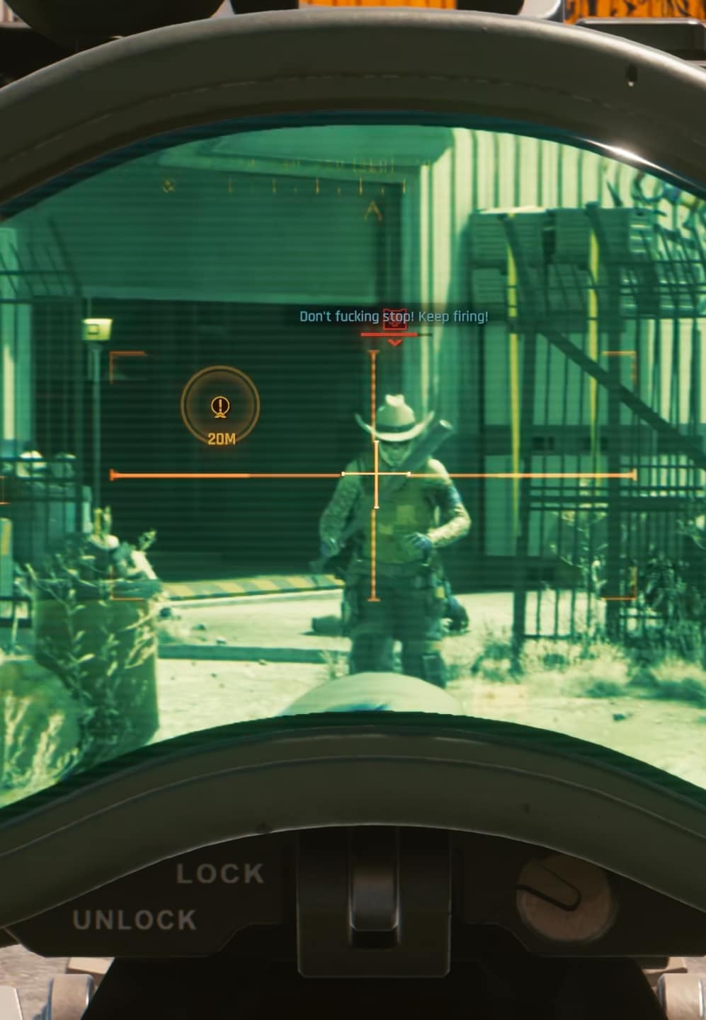 V taking out the enemy NPCs at the location