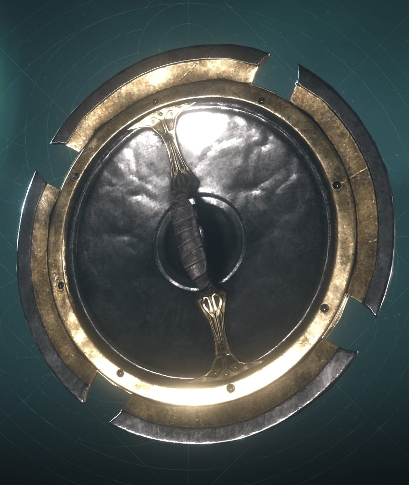 Celtic Cross Shield Back