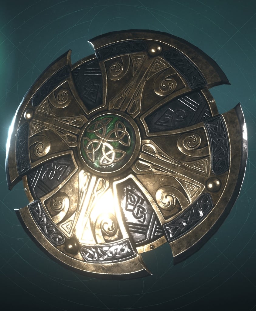 Celtic Cross Shield Front
